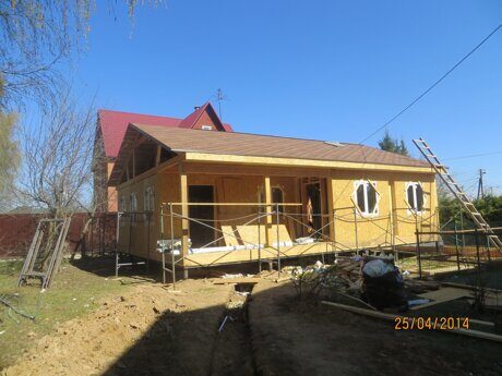 Строительство каркасного "зимнего" дома от 9000 р/м.кв.